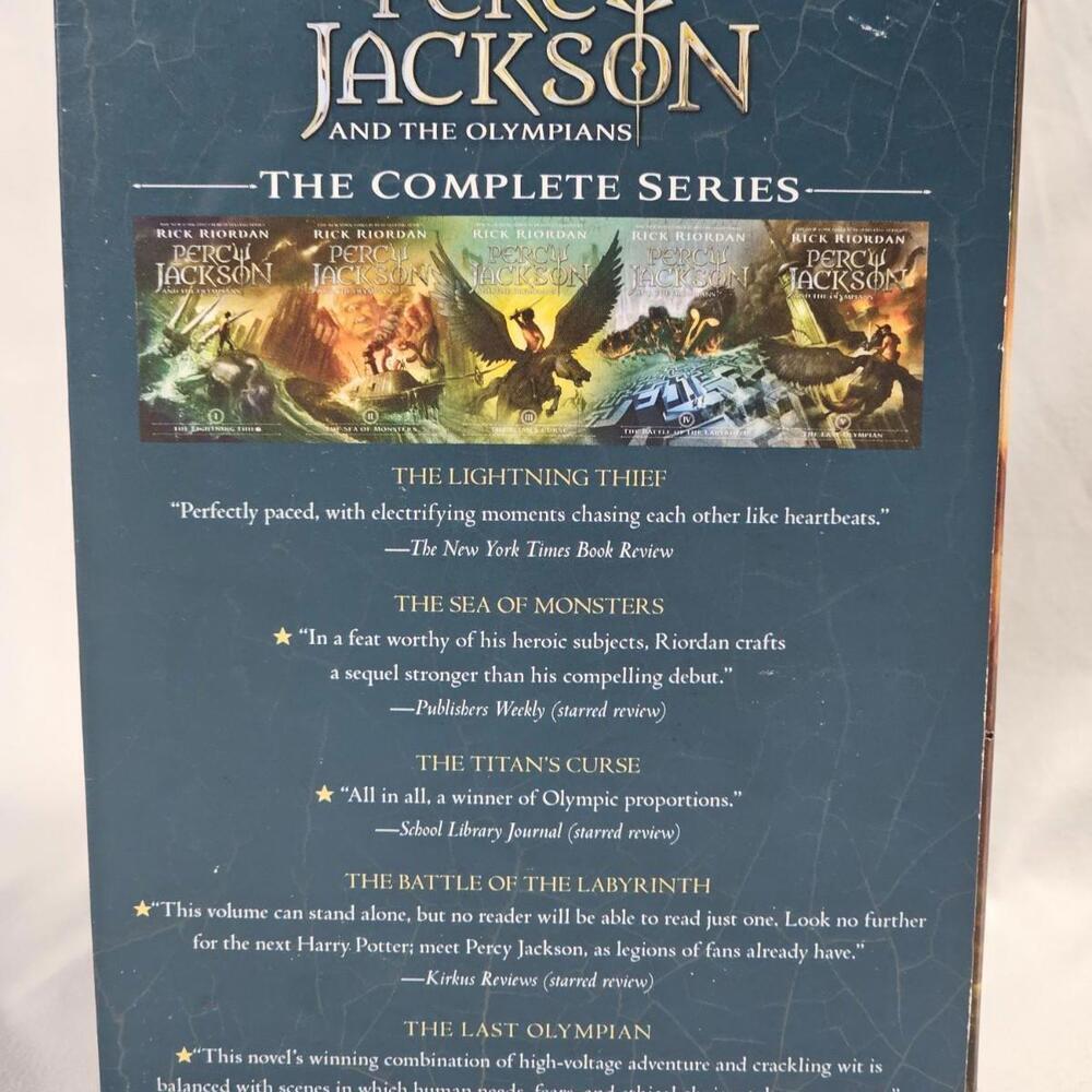 Percy Jackson and the Olympians 5 Book Paperback Boxed Set - Picture 3 of 7